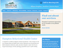 Tablet Screenshot of hamptonhospital.com